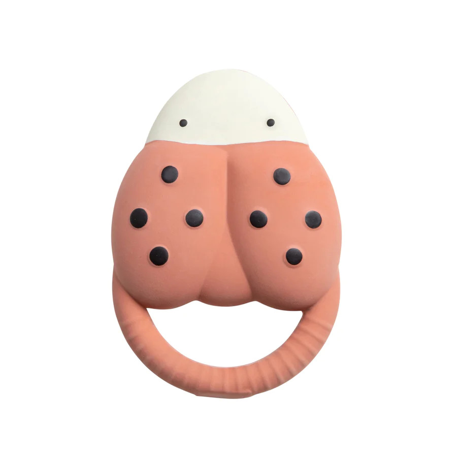 Sebra Luca the ladybird, Natural rubber teether