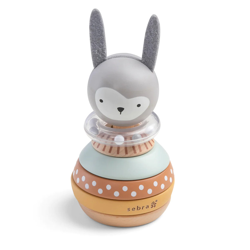 Sebra Woodland, Stacking rabbit 9cm*9cm*18cm