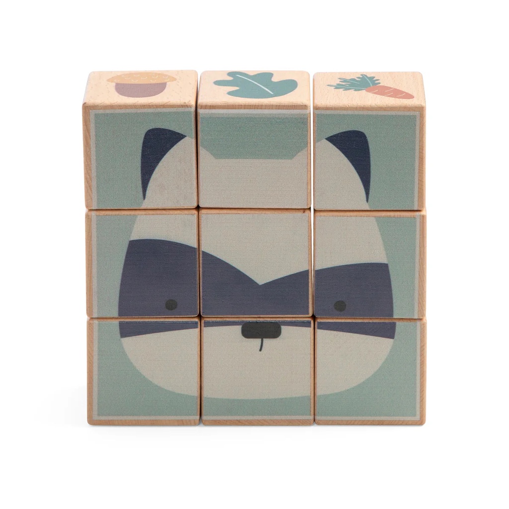 Sebra Woodland, block puzzle 4.5cm*4.5cm*4.5cm