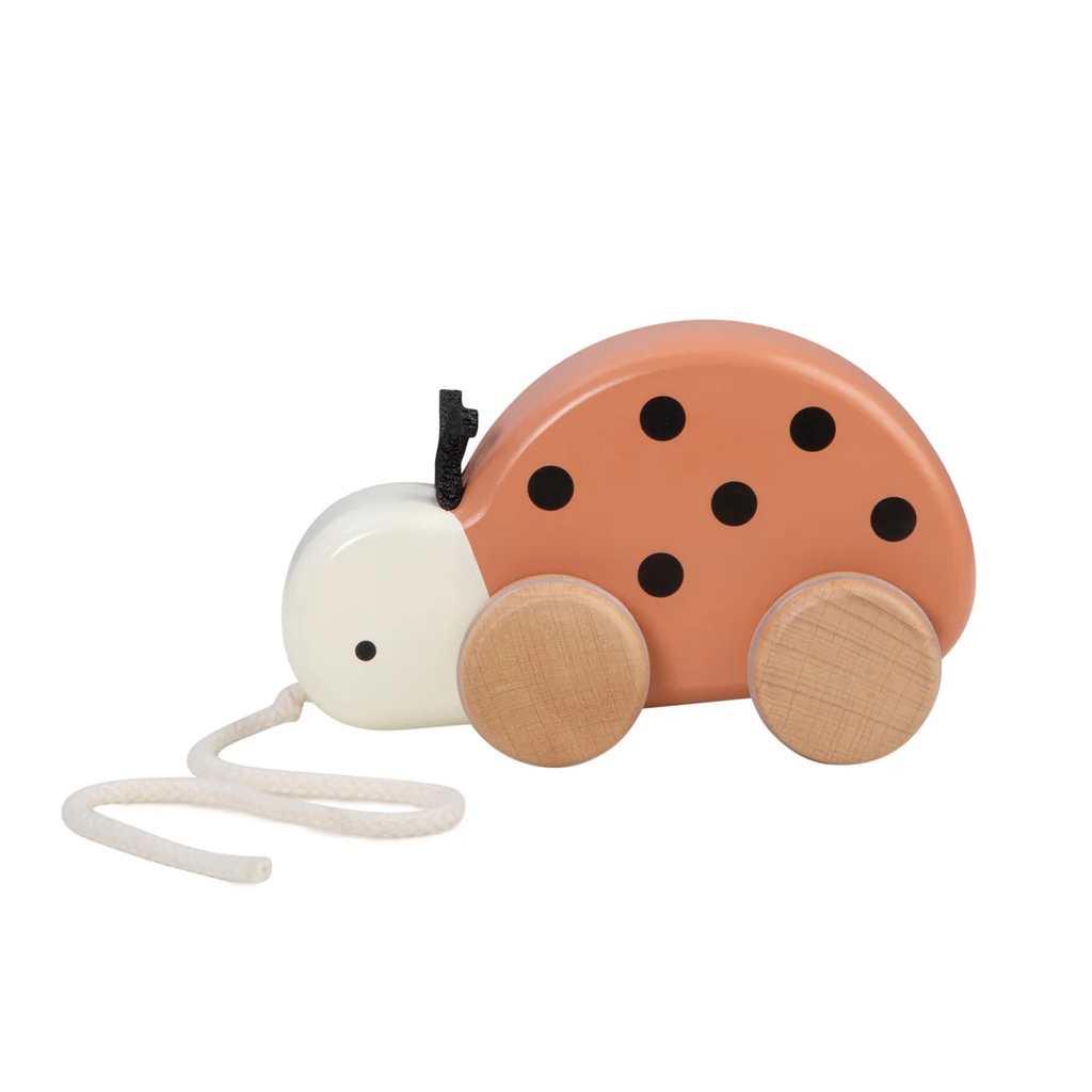 Sebra Luca the ladybird, Pull-along toy 16cm*7cm*9cm