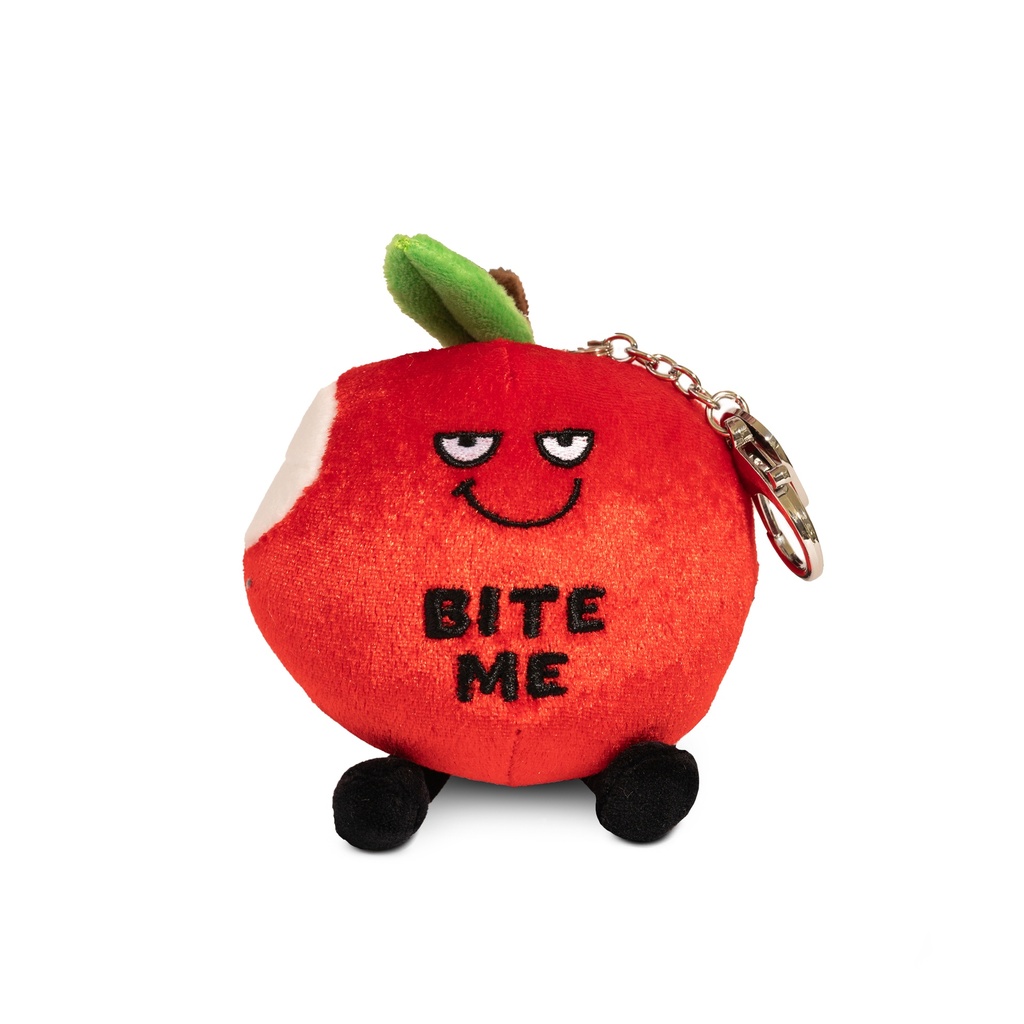 Punchkins "Bite Me" Apple Plush Bag Charm