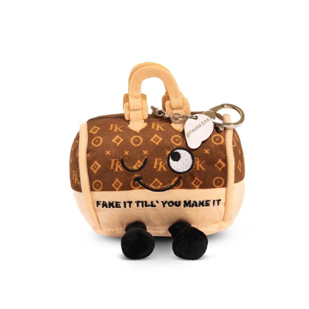 Punchkins "Fake It Til You Make it" Purse Plush Bag Charm