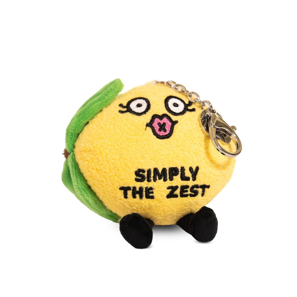 Punchkins "Simply the Zest" Lemon Plush Bag Charm
