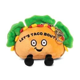 Punchkins "Let's Taco Bout It" Taco Plush Bag Charm