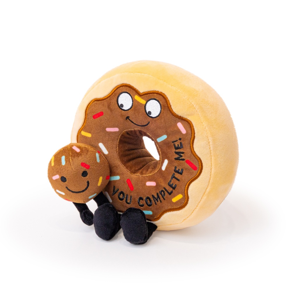 Punchkins "You Complete Me" Plush Donut