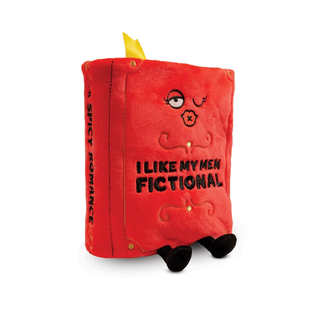 Punchkins "I Like My Men Fictional" Book Plush