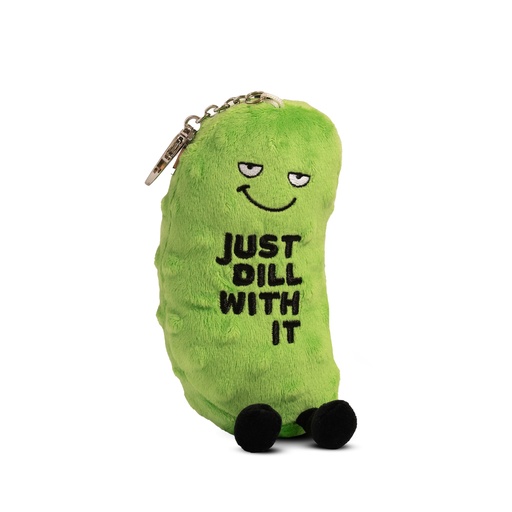 Punchkins "Just Dill With It" Pickle Plush Bag Charm