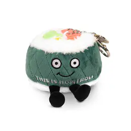 Punchkins "This is How I Roll" Sushi Plush Bag Charm