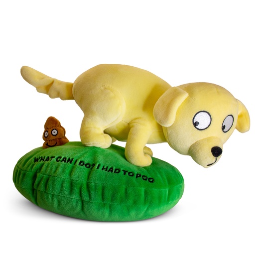 Punchkins "What Can I Do? I Had to Poo" Pooping Dog Plushie