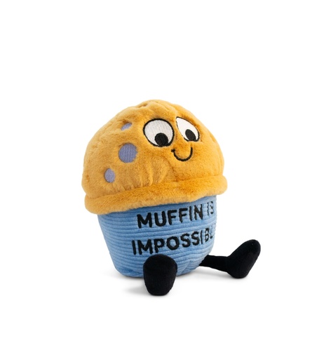 Punchkins "Muffin Is Impossible" Blueberry Muffin Plush