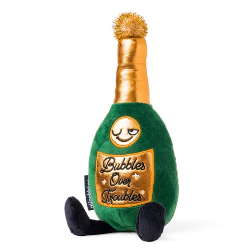 Punchkins "Bubbles Over Troubles" Plush Champagne Bottle