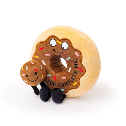 Punchkins "You Complete Me" Plush Donut