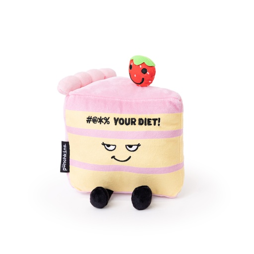 Punchkins "#@*% Your Diet!" Plush Cake Slice
